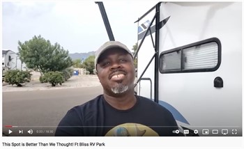 This Spot is Better Than We Thought! Ft Bliss RV Park