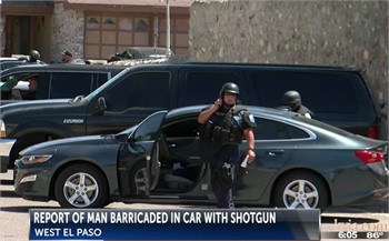 Suicidal Fort Bliss soldier with gun, who barricaded self in car with infant, surrenders to police